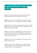 COMPTIA DATA&plus; TEST BANK EXAMINATION TEST 2026 SOLVED QUESTIONS FULL SOLUTION