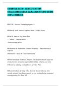 COMPTIA DATA&plus; CERTIFICATION EVALUATION EXAM Q&A&colon; 2026 STUDY GUIDE 100&percnt; CORRECT