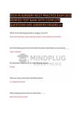 TECH IN SURGERY NCCT PRACTICE EXAM 2025 VERIFIED TEST BANK WITH COMPLETE QUESTIONS AND ANSWERS GRADED A&plus;