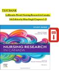 test bank for nursing research in canada 4th edition by mina singh cherylyn cameron geri lobiondo wood and judith haber