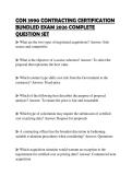 CON 3990 CONTRACTING CERTIFICATION BUNDLED EXAM 2026 COMPLETE QUESTION SET