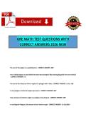 GRE-Kaplan Math Complete Exam Set Questions and Verified Answers &lpar;solutions&rpar;&period;docx
