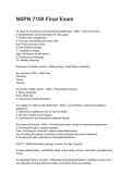 NSPN 7100 Final Exam NEWEST 2026&sol;2027 ACTUAL EXAM COMPLETE QUESTIONS AND CORRECT DETAILED ANSWERS &lpar;VERIFIED ANSWERS&rpar; &vert;ALREADY GRADED A&plus;&vert;&vert;BRAND NEW&excl;&excl;