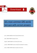101 most common GRE words test quiz with correct answers&period;pdf