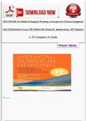 TEST BANK for Medical-Surgical Nursing 9th&comma;10th & 11th Edition All chapters