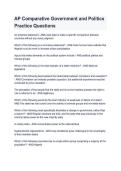 AP Comparative Government and Politics Practice Questions and answers - Copy&period;