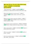 BIO 264 FINAL EXAM UPDATED Study  Guide CORRECT ANSWERS 