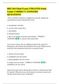 Bio 264 Final Exam UPDATED Study  Guide CORRECT ANSWERS  QUESTIONS