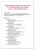 California Boating Safety PDF Study Bundl
