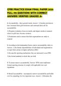 CFRE PRACTICE EXAM FINAL PAPER 2026 FULL 195 QUESTIONS WITH CORRECT ANSWERS VERIFIED GRADED A&plus;