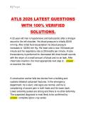 ATLS 2026 LATEST QUESTIONS  WITH 100&percnt; VERIFIED  SOLUTIONS&period;