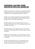 CGFM EXAM 2 2026 FINAL PAPER PRACTICE SET WITH FULL ANSWER KEY