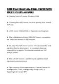 CGSC F100 EXAM 2026 FINAL PAPER WITH FULLY SOLVED ANSWERS