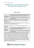 WGU D265 Key Terms and Concepts &ndash; Final OA Exam Guide &ndash; Western Governors University &ndash; Academic Year 2026&sol;2027 &ndash; Complete Exam Preparation Solutions