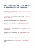QMA Indiana State Test EXAM GRADED A 300 QUESTIONS AND ANSWERS