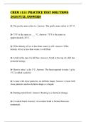 CHEM 1151 PRACTICE TEST SOLUTIONS 2026 FULL ANSWERS