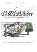 Supply Chain Management A Logistics Perspective 9th Edition Test Bank &vert; Coyle Complete Exam Prep PDF