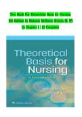 Test Bank - Theoretical Basis for Nursing 6th Edition &lpar; Melanie McEwen Evelyn M&period; Wills&comma; 2025&rpar; All Chapters 1-23&vert; Latest Edition