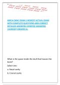 AMCA CMAC EXAM 1 NEWEST ACTUAL EXAM  WITH COMPLETE QUESTIONS AND CORRECT  DETAILED ANSWERS &lpar;VERIFIED ANSWERS&rpar;  &vert;ALREADY GRADED A&plus; 