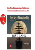 Test Bank &ndash; The Art of Leadership&comma; 7th Edition by George Manning & Kent Curtis &lpar;All Chapters 1&ndash;20&rpar;&comma; Latest Edition