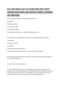ATLS 10th Edition Post  Advanced Trauma Life Support Test EXAM 2026-2027 LATEST VERSION QUESTIONS AND VERIFIED CORRECT ANSWERS JUST RELEASED  