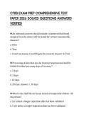 CTBS EXAM PREP COMPREHENSIVE TEST PAPER 2026 SOLVED QUESTIONS ANSWERS VERIFIED