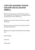 CVENT EVENT MANAGEMENT ADVANCED EXAM SCRIPT 2026 FULL EVALUATION VERIFIED A&plus;