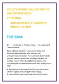 Gould&rsquo;s Pathophysiology Test Bank 7th Ed &vert; VanMeter & Hubert MCQs &vert; Health Professions Disease Mechanisms Study Guide