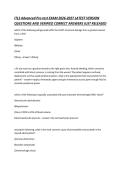 ITLS Advanced Pre-test &ndash; International Trauma Life Support EXAM 2026-2027 LATEST VERSION QUESTIONS AND VERIFIED CORRECT ANSWERS JUST RELEASED  