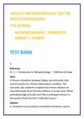 Gould&rsquo;s Pathophysiology Test Bank &lpar;7th Ed&rpar; &vert; VanMeter & Hubert MCQs for Nursing & Allied Health