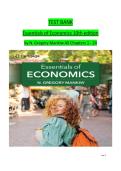 TEST BANK Essentials of Economics 10th edition by N&period; Gregory Mankiw All Chapters 1 - 24