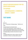 Gould&rsquo;s Pathophysiology Test Bank 7th Ed &vert; VanMeter & Hubert MCQs for Nursing & Allied Health