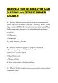 MARYVILLE NURS 623 EXAM 4 TEST BANK QUESTIONS 2026 DETAILED ANSWERS GRADED A&plus;