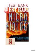 Test Bank &ndash; Microbiology &lpar;Foster & Slonczewski&comma; 3rd Edition&rpar; Chapter-by-Chapter Coverage &vert; Fast Download &vert; Latest Edition &vert; A&plus; Quality