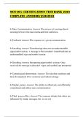 MCS 005 CERTIFICATION TEST BANK 2026 COMPLETE ANSWERS VERIFIED