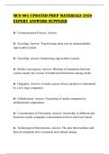 MCS 005 UPDATED PREP MATERIALS 2026 EXPERT ANSWERS SUPPLIED