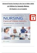 Test Bank for Advanced Practice Nursing in the Care of Older Adults 3rd Edition 2026 - PDF - Kennedy Malone