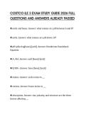 COSTCO ILE 3 EXAM STUDY GUIDE 2026 FULL QUESTIONS AND ANSWERS ALREADY PASSED