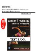 Test Bank &ndash; Anatomy and Physiology for Health Professions&colon; An Interactive Journey&comma; 4th Edition &vert; Bruce Colbert &vert; All Chapters 1&ndash;19 &vert; Latest Edition