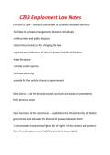 C233 Employment Law Notes &ndash; WGU Study Guide PDF &vert; Complete Notes & Key Concepts