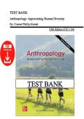 Test Bank &ndash; Anthropology&colon; Appreciating Human Diversity&comma; 19th Edition &vert; Conrad Phillip Kottak &vert; All Chapters 1&ndash;24 &vert; Latest Edition
