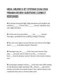 MESA AIRLINES E-JET SYSTEMS EXAM 2026 PREMIUM REVIEW QUESTIONS CORRECT RESPONSES