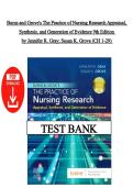 Test Bank &ndash; Burns & Grove&rsquo;s The Practice of Nursing Research&colon; Appraisal&comma; Synthesis&comma; and Generation of Evidence&comma; 9th Edition by Jennifer R&period; Gray & Susan K&period; Grove &lpar;Chapters 1&ndash;29&rpar;&comma; Latest Edition
