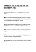 MINNESOTA NAIL TECHNICIAN LAW TEST EXAM SCRIPT 2026