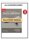 Introduction to Data Mining &lpar;2nd Edition&rpar; &ndash; Complete Solutions Manual by Tan & Kumar PDF