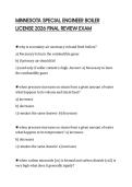 MINNESOTA SPECIAL ENGINEER BOILER LICENSE 2026 FINAL REVIEW EXAM