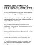 MINNESOTA SPECIAL ENGINEER BOILER LICENSE 2026 PRACTICE QUESTION SET TWO