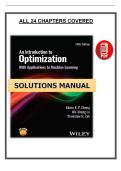 An Introduction to Optimization &lpar;5th Edition&rpar; &ndash; Solution Manual &ndash; Edwin K&period; P&period; Chong&comma; Wu-Sheng Lu & Stanislaw H&period; &Zdot;ak &ndash; Comprehensive worked solutions
