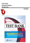 Test Bank &ndash; Elementary Statistics&comma; 13th Edition &vert; Mario F&period; Triola &vert; Chapters 1&ndash;14 &vert;  Latest Edition