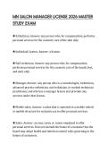 MN SALON MANAGER LICENSE 2026 MASTER STUDY EXAM